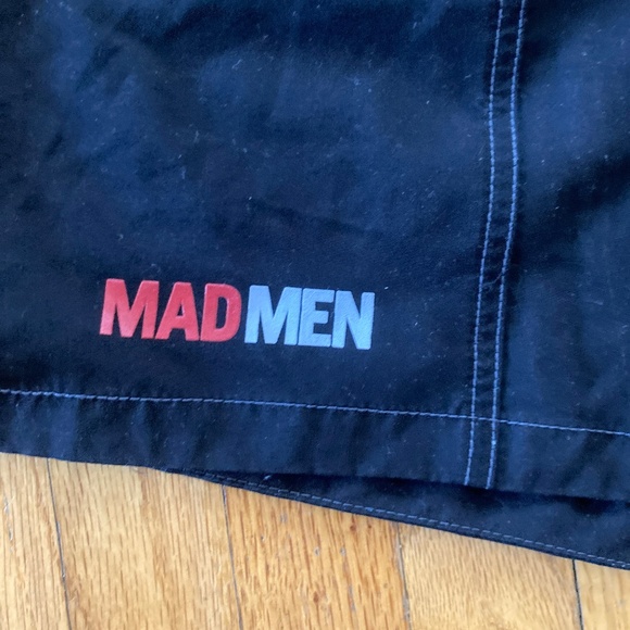 “Mad Men" Television Series Speedo Promo Swim Shorts, Men's size M, Black & Red - Picture 2 of 12